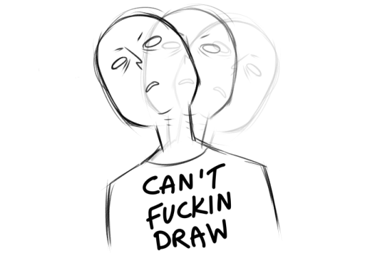 cindersart:  trying to draw after not doing any art for a few days 