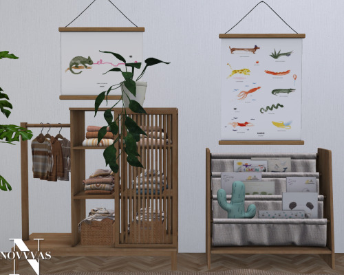 SOLEADO BEDROOM31 new meshes (some meshes are high poly) + wallpapertoddler bed (frame, mattress, bl