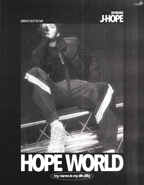 kithtaehyung:HOPE WORLD POSTERS : “my name is my life.” ⤷ happy hobi day 2022! | cl