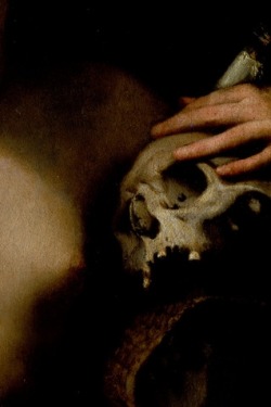 detailedart:  Details: Vanitas, 1645, by Cagnacci Guido (1601-1682).