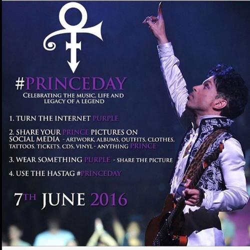 fxckyeahprince: ernestsewell:  #PrinceDay #ripPrince #prince  Let’s do it.