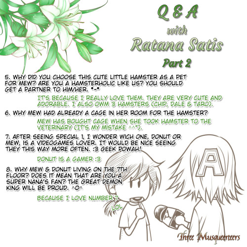 It’s been so long since we posted 1st part of this Q&A. But I did it for purpose ;) Check our Tumblr tomorrow for some great news!—Q&A part 2