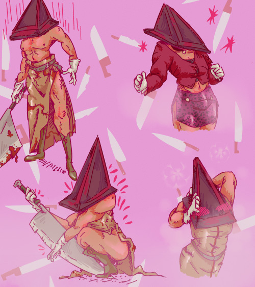 skittytail:they really straight up made pyramid head a thot and i respect that