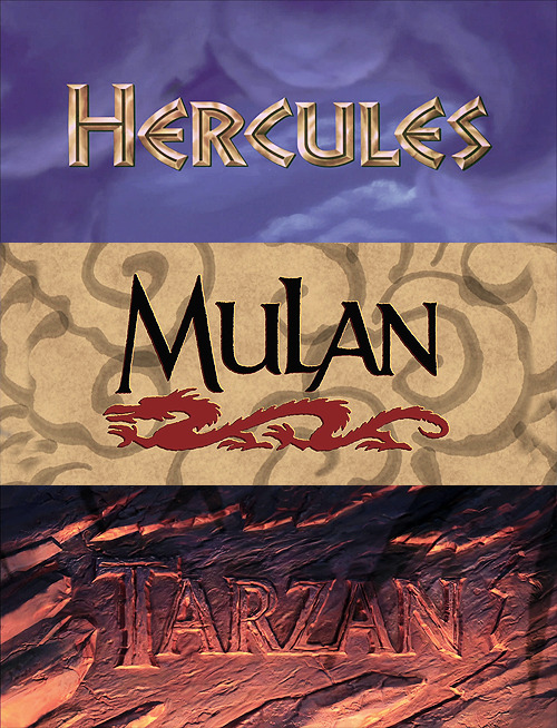 allthecolorsofdisney:  disney title cards // the disney renaissance 
