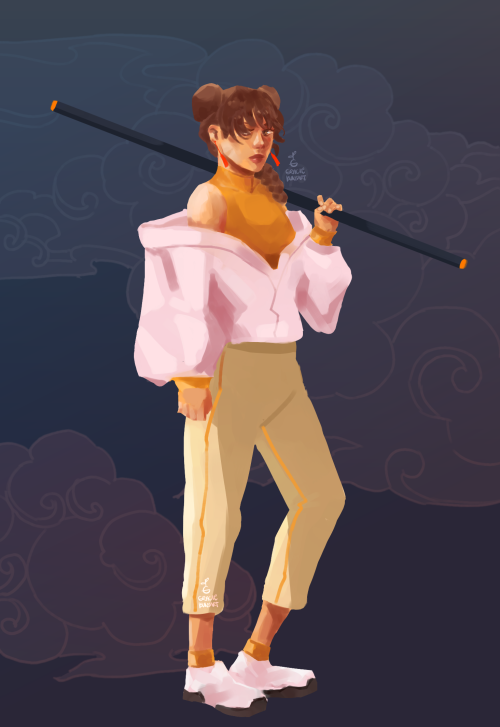 STORM for tentenweek 2021the bo staff is monkey king/GOH inspired (●´□`)♡