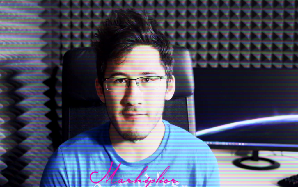 vexingvendibles:  Another markiplier portrait. Picture was found after a quick “Markiplier