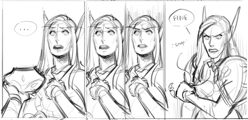 makanidotdot:Three Sisters redraw pt. 10 least redraw page and most doin my own thing page 