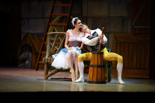 Anastasia Soboleva and Victor Lebedev in La Fille mal gardée, The Mikhailovsky Ballet, M