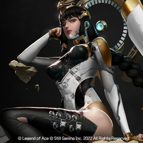 xsirboss:   Legend of Ace(LOA) - Cleopatra, Illustration   Jin kwang Parkhttps://www.artstation.com/artwork/VyNQZX 