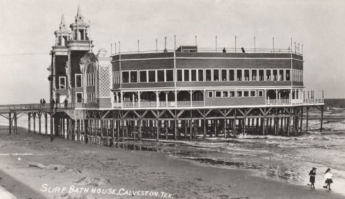 The Surf Bath House in Galveston, 1911.  Compostionally speaking, I love the women/young ladies at t