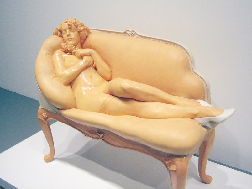 nyctaeus:  Emily Kaufman, Girl on a Fainting Couch, 1975 