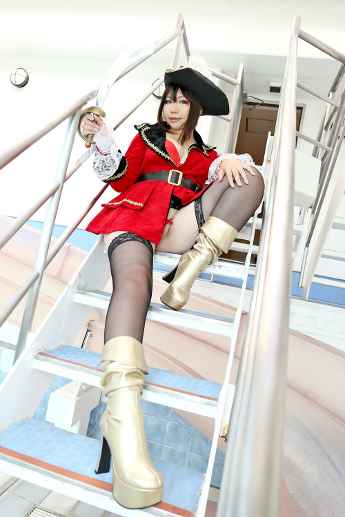 Cute Cosplay Girl Higurashi Rin (Pirate Girl) 1-2