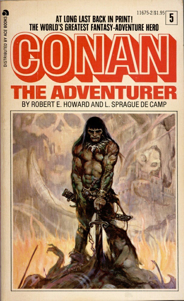 rpgprotip:  frazettamolamucho:  Frank Frazetta &amp; Conan by Robert E. Howard