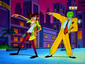 xander-dander:  the-interweebs:  Jim Carrey and his stand the Mask  BEHOLD THE THE