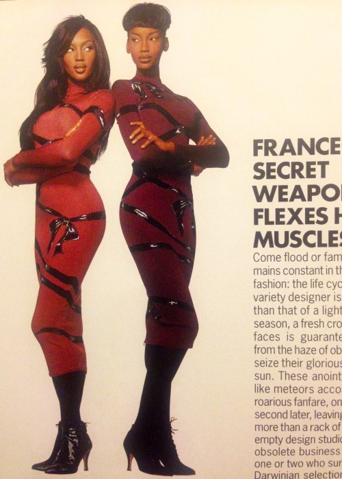 XXX naomihitme:  Naomi Campbell and Beverly Peele photo