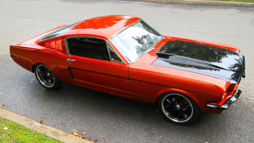 americanclassicmusclecars:  American Muscle Cars…  Custom 1965 Mustang Fastback Shelby Pro Touring,5.0L 302 cu.in. V8