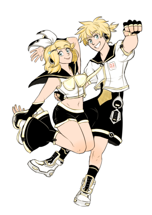 yesssss time to upload this Vocalofuture kagamine twins for the 100 Kagamine Collab~! happy birthday twinsies u//o//u