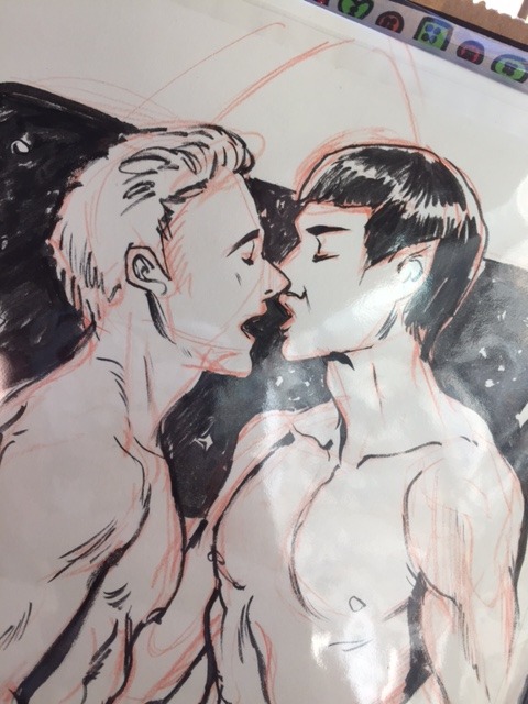 my friend derlaine drew me spirk porn for xmas&hellip;