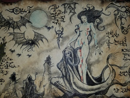 torvaldtheunclean:The Blood mother. Custom artwork that I commissioned from Mr Zarono #zarono