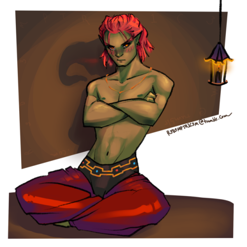 Speedpaint: Young Ganondorf.  Time: 1 ½ hrs. …now I want to write a story for why he’s