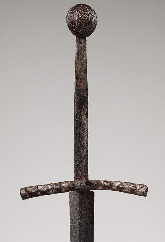 art-of-swords:  Hand–and–a–half Sword Dated: circa 1400–1430 Place of Origin: