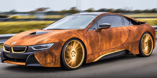 Rust Covered Customized BMWSinger Austin Mahone had commissioned MetroWrapz to transform his BMW &nb