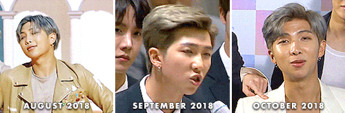Namjoons Hair Over The Years