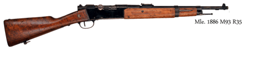 The Lebel Mle. 1886 M93 R35,Even up to the 1930&rsquo;s the French Army had vast stores of Lebel rif
