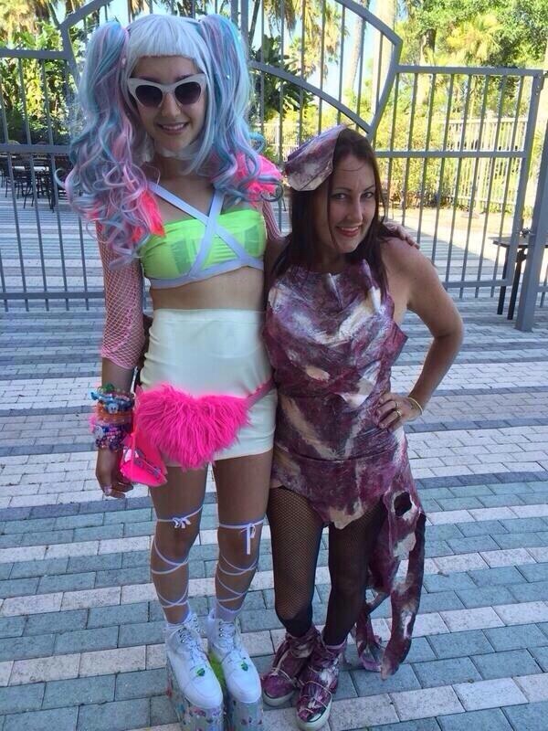 fuckyeahladygaga:  Just a few of the first ARTRAVE attendees outfits. 