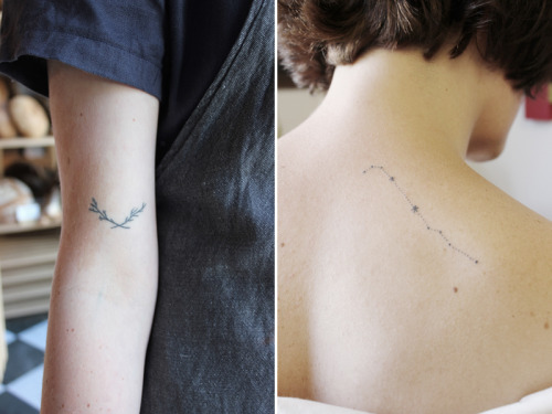 digbicks:Home-mades, Stanislava PinchukHome-made tattoos for friends &amp; friends of frien