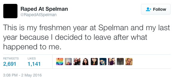 micdotcom:  “Raped at Spelman” calls out college’s victim blaming A Twitter