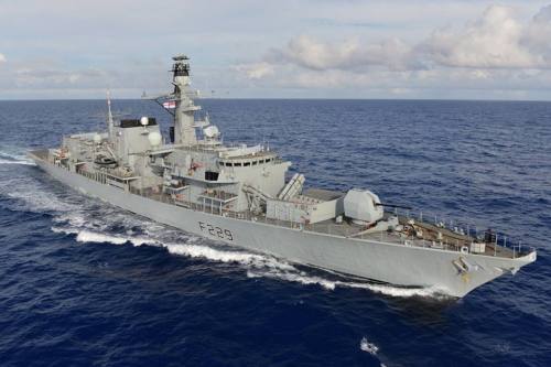 Sailors from HMS Lancaster have dealt a further blow to the drugs trade after seizing cannabis and c