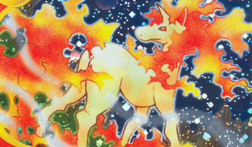 lovepokemontcg:illus. Kagemaru Himeno “Rapidash” from Expedition