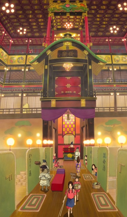 ghibli-collector:Spirited Away In Pan Shots - Dir. Hayao Miyazaki (2001)