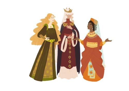 anrimart:Joanna Lannister, Rhaella Targaryen and the Princess of Dorne are having a good time.