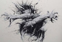 asylum-art:Paolo Troilo Paolo Troilo is a self-taught artist currently based out of Milan, Italy who began drawing at the age of 4 and has not stop since then. Happy Friday everybody! Hopefully after the weekend, I’ll look and feel like Troilo’s paintings