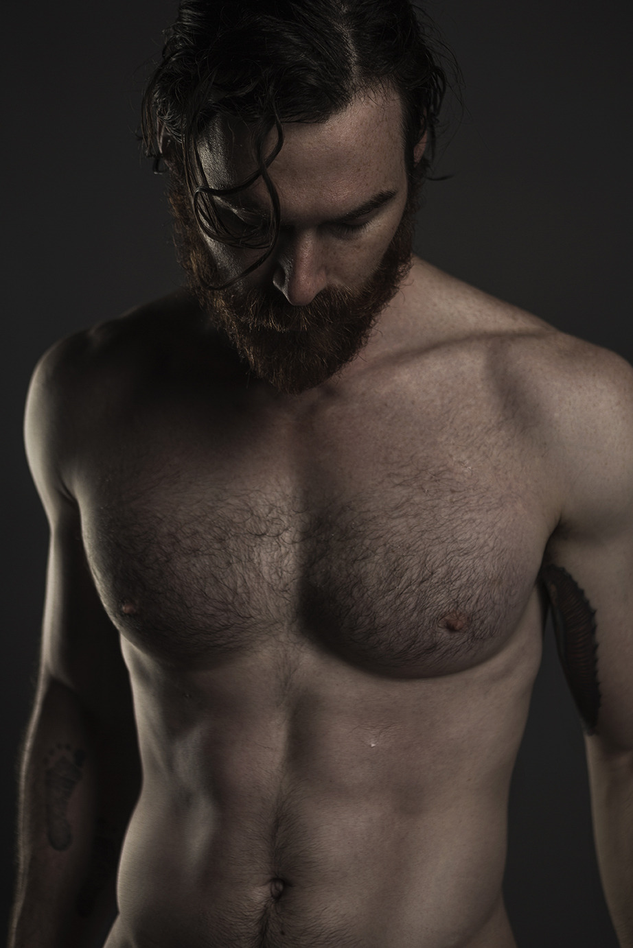 leonardpage:  re-growth.Self-portraits by Leonard Page