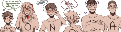 ywpd_69minprompts: megane and hairstyle!