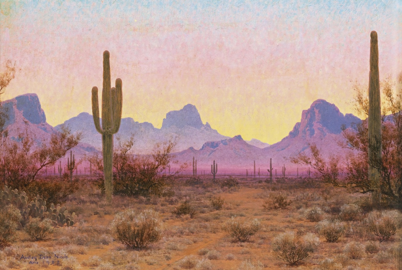 art-and-things-of-beauty:   Audley Dean Nicols (1875-1941) - Arizona, oil on canvas,