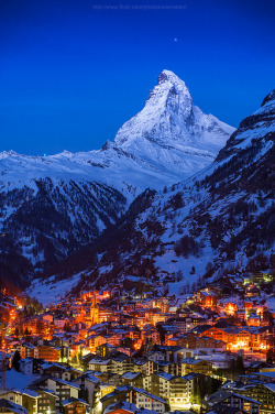  Good night Matterhorn, Zermatt, Switzerland