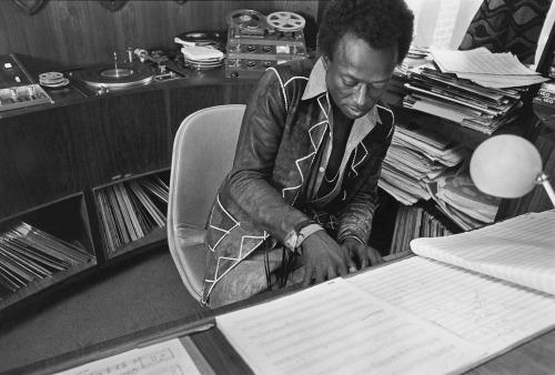 Miles Davis “When you’re creating your own shit, man, even the sky ain’t the limit.” Photograph by M