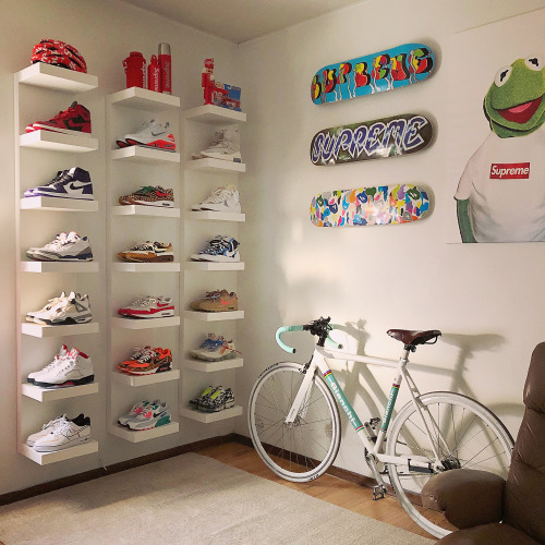 My sneaker display in the home office