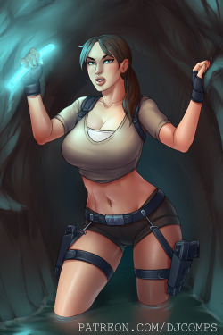 djcomps:Huh, took me long enough. March’s Picture, featuring Lara Croft of the older games, picked by my Patreon!
