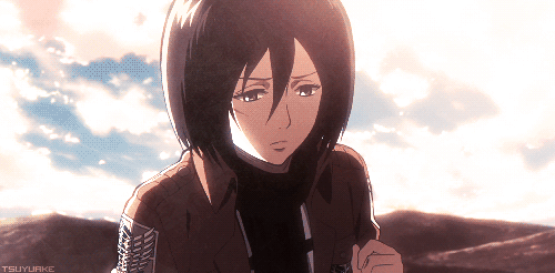 roymaes art &#8212; 94ism: Mikasa &amp; her scarf.