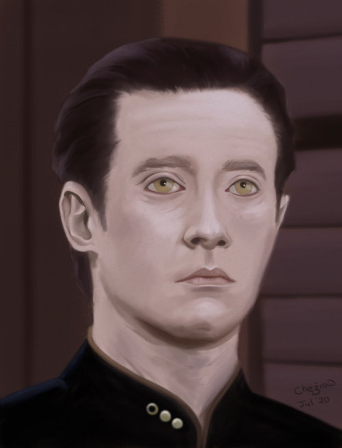 Did I tell you how much I loved Star Trek?Here is a little study of one of my favourites!