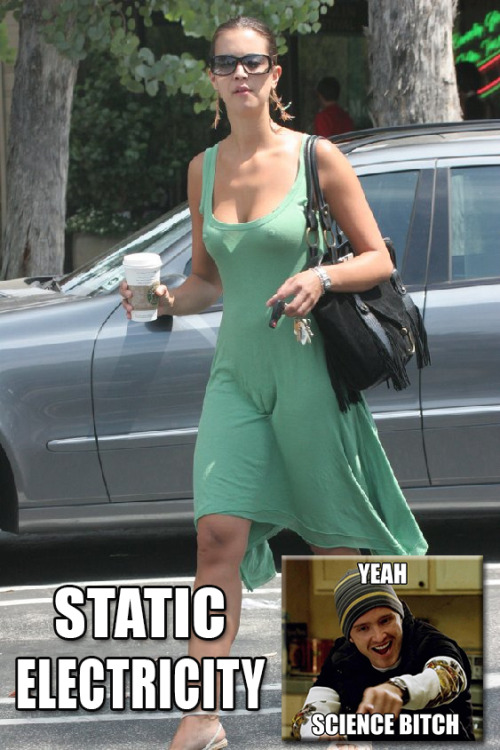 jaidefinichon:  Electricidad estatica… YEAH BITCH