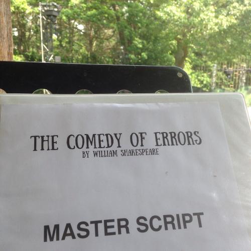 <p>Comedy day! I kind of love this play.  #comedyoferrors #techlife #bestlife #soundgirl #teamaudio #theatretech #toronto #nofilter #masterscript #canadianstage  (at Shakespeare In High Park)</p>