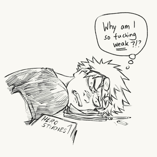 kuerbis17: First year Katsuki was just so completely frustrated.