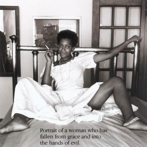 fart21: Carrie Mae Weems, Portrait of a Fallen Woman, 1988