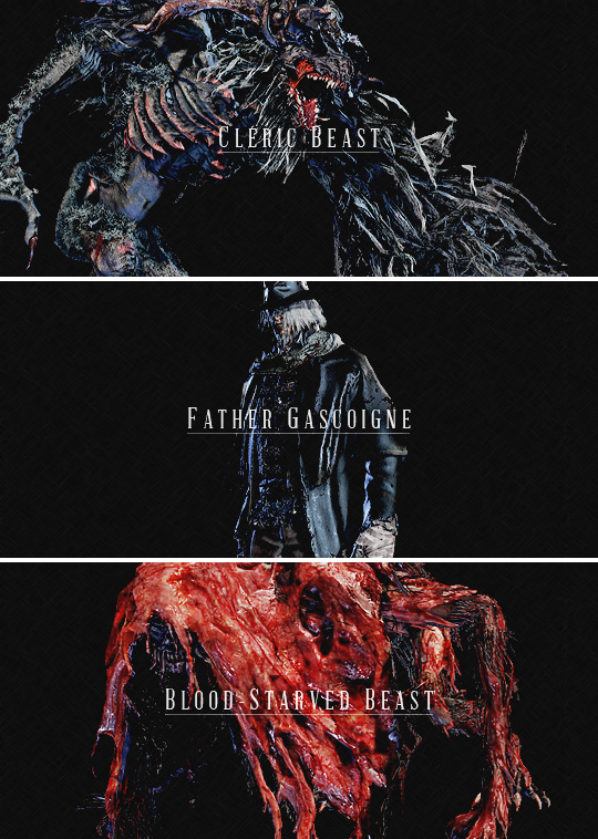 otherslices:  swordofmoonlight:  Bloodborne || Bosses  Man I wanna play this game